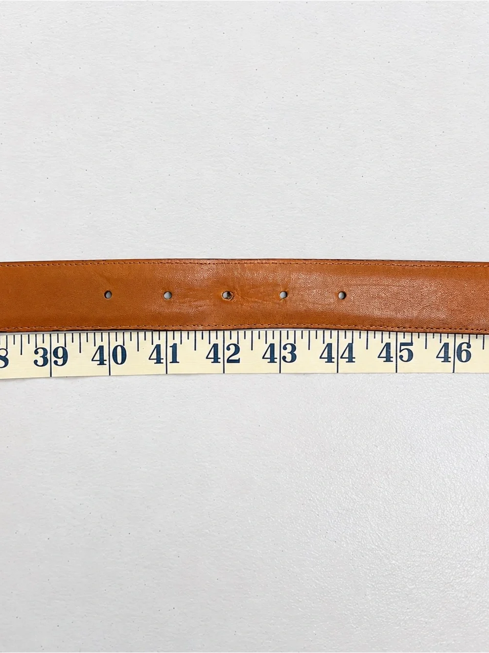 Silver Creek Leegin Leather Belt w/ Hidden Zipper Stash Pocket Size 42 USA